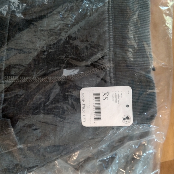 Free people sweatpants, size XS, black washed - Picture 3 of 3